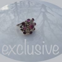 Exclusive ring with Garnet stones