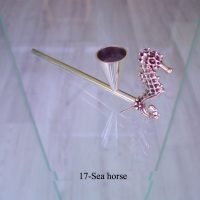 Silver weed pipe 17-Sea-horse.