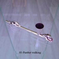 Silver weed pipe 01-Panther walking