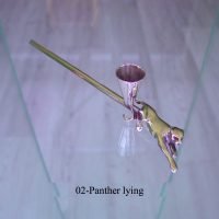 Silver weed pipe 02-Panther-lying.