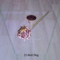 Silver weed pipe 22-Bull-Dog.