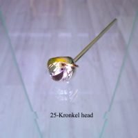 Silver weed pipe 25-Kronkel-head.