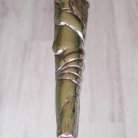 Silver weed pipe 30-Chillum-lying.