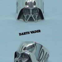 Silver ring Darth Vader