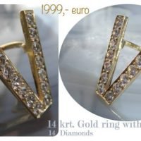 Gold Diamonds Victory ring.