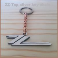 Silver Key chain ZZ-Top.